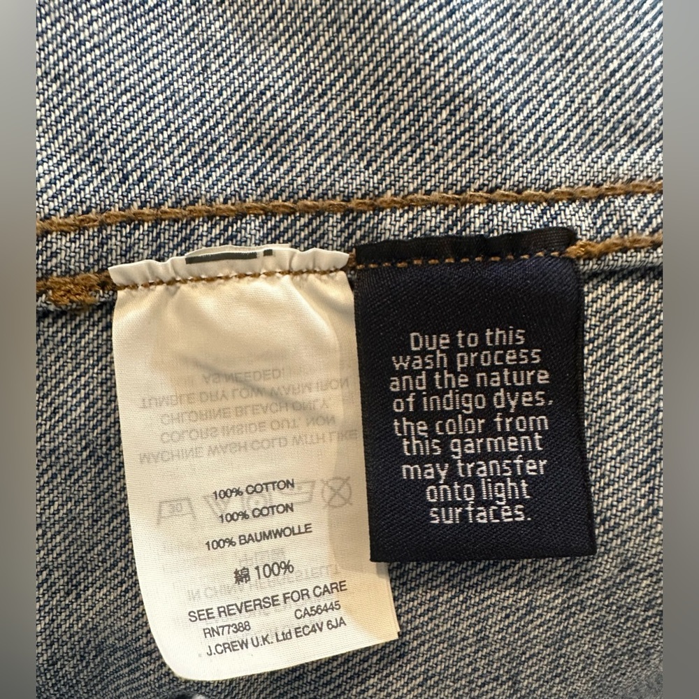 Madewell Denim Vest with Distressed Finish - Picture 8 of 8